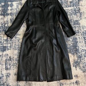 Kenneth Cole Black Leather Jacket